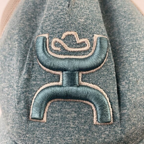 Hooey Hat FlexFit Trucker Hat Fitted L/XL Cap Blue Gray Cowboy Western - Picture 8 of 8